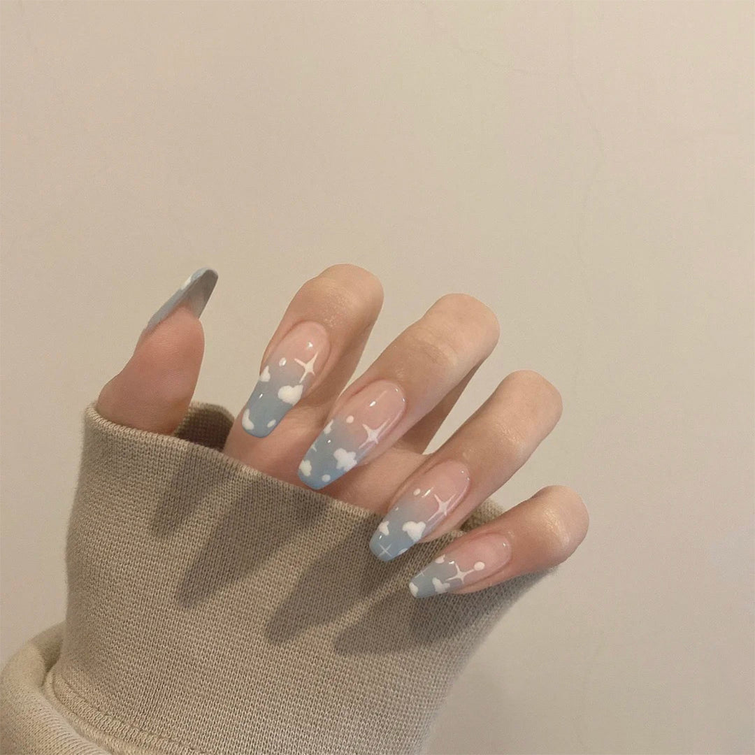Lackierte Kunstnägel - Set (24 Stück)
