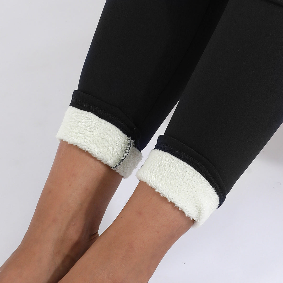 Gefütterte Winter Leggings, die warm hält